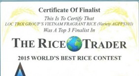 Việt Nam lọt vào top 3 gạo ngon thế giới