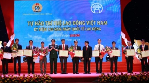 Tôn vinh 10 sản phẩm đoạt giải thưởng “Tự hào trí tuệ lao động Việt Nam'