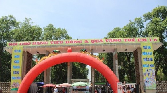 26/5-1/6: Hội chợ Hàng tiêu dùng và Quà tặng trẻ em 1/6