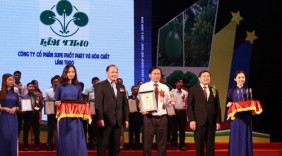 Lâm Thao đạt Thương hiệu Vàng Nông nghiệp 2016