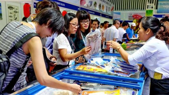 Khai mạc Hội chợ chuyên ngành thủy sản Vietfish 2016