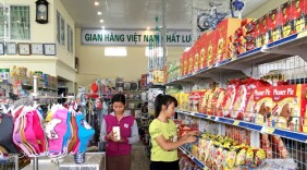 Hòa Bình: Mô hình cung ứng hàng Việt ở trung tâm cụm xã