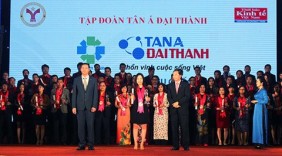 Tân Á Đại Thành nhận giải thưởng Thương hiệu mạnh Việt Nam lần thứ 7