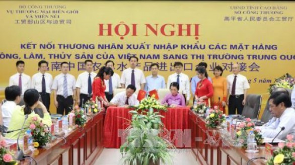 Kết nối thương nhân xuất khẩu hàng hóa sang thị trường Trung Quốc