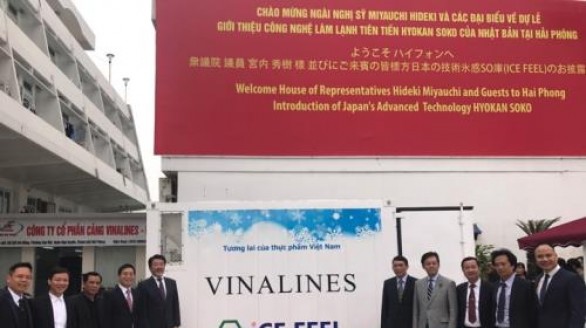 Vinalines hợp tác với Nhật Bản vận hành kho lạnh Hyokan Soko