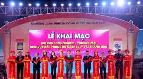 Thanh Hóa: Khai mạc Hội chợ công nghiệp, thương mại khu vực Bắc Trung Bộ