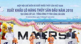 Xuất khẩu lô hàng thủy sản đầu tiên trong năm 2018