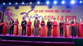 Sơn La khai mạc Hội chợ Thương mại - Du lịch Xuân Mậu Tuất 2018