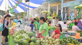 TP. Hồ Chí Minh: Gần 1.000 sản phẩm nông sản sạch tham dự Phiên chợ Tết xanh