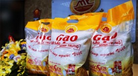 Gạo sạch bát bảo Minh Trung, tăng giá trị thương hiệu Việt