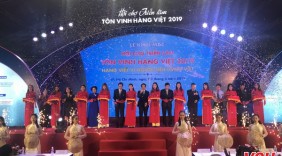 Khai mạc Hội chợ triển lãm “Tôn vinh hàng Việt 2019”
