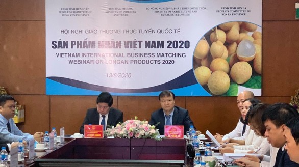 Giao thương trực tuyến: Cơ hội kinh doanh triển vọng cho trái nhãn Việt Nam
