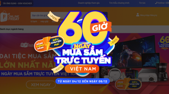 Khởi động '60 giờ mua sắm trực tuyến Việt Nam 2020'
