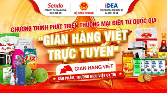 “Gian hàng Việt trực tuyến Quốc gia” – Tiếp cận thị trường 63 tỉnh thành phố
