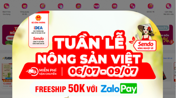 Khai trương “Tuần lễ Nông sản Việt” trên Sàn thương mại điện tử Sendo