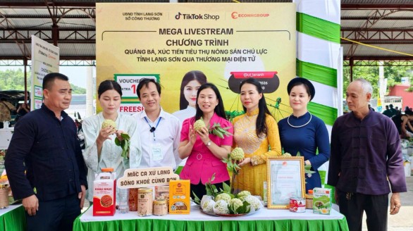 Lạng Sơn thúc đẩy tiêu thụ na và nông sản chủ lực qua thương mại điện tử
