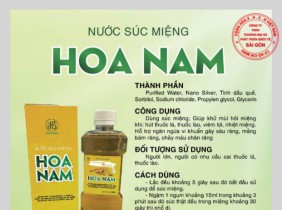 Nước súc miệng Hoa Nam Đạt Danh Hiệu 'Top 100- Sản phẩm, dịch vụ tốt nhất cho gia đình'